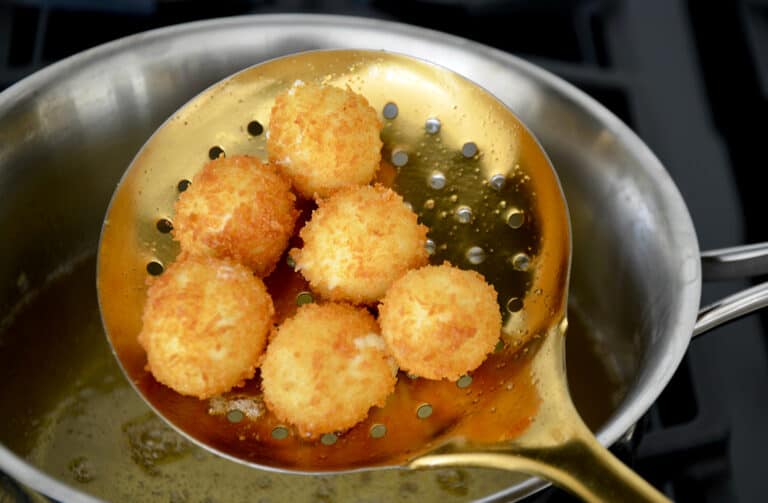 Fried Goat Cheese Balls (Air Fryer) Just a Taste