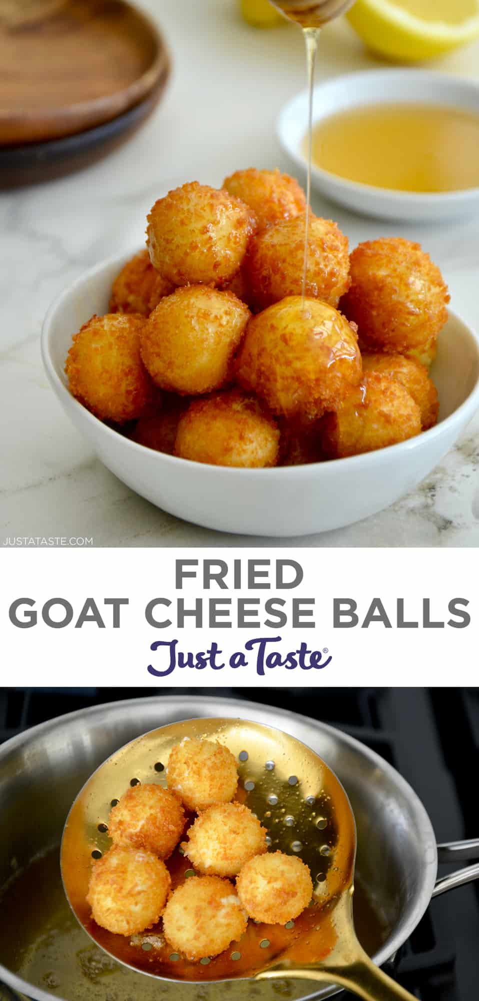 Fried Goat Cheese Balls (Air Fryer) Just a Taste