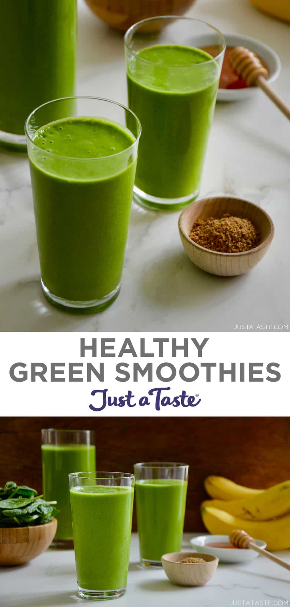 Healthy Green Smoothies - Just a Taste