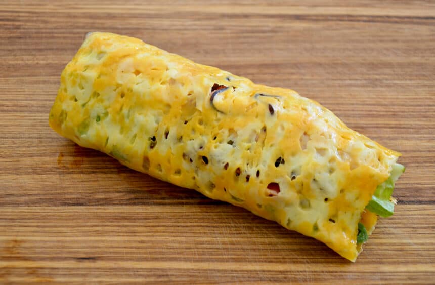 Melted Cheese Sandwich Wraps (Keto and Low Carb) Just a Taste