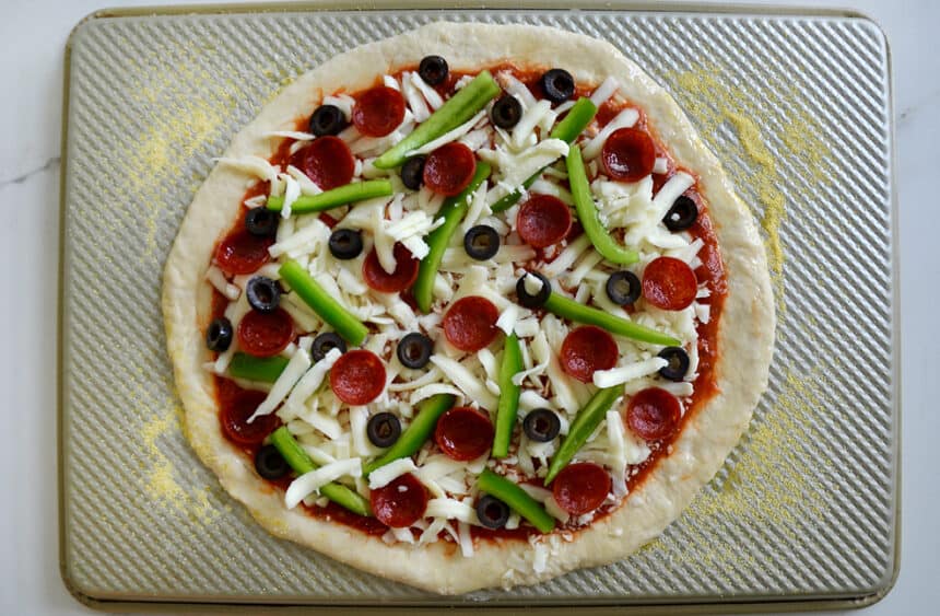 Easy Homemade Pizza Dough Without Yeast - Just a Taste