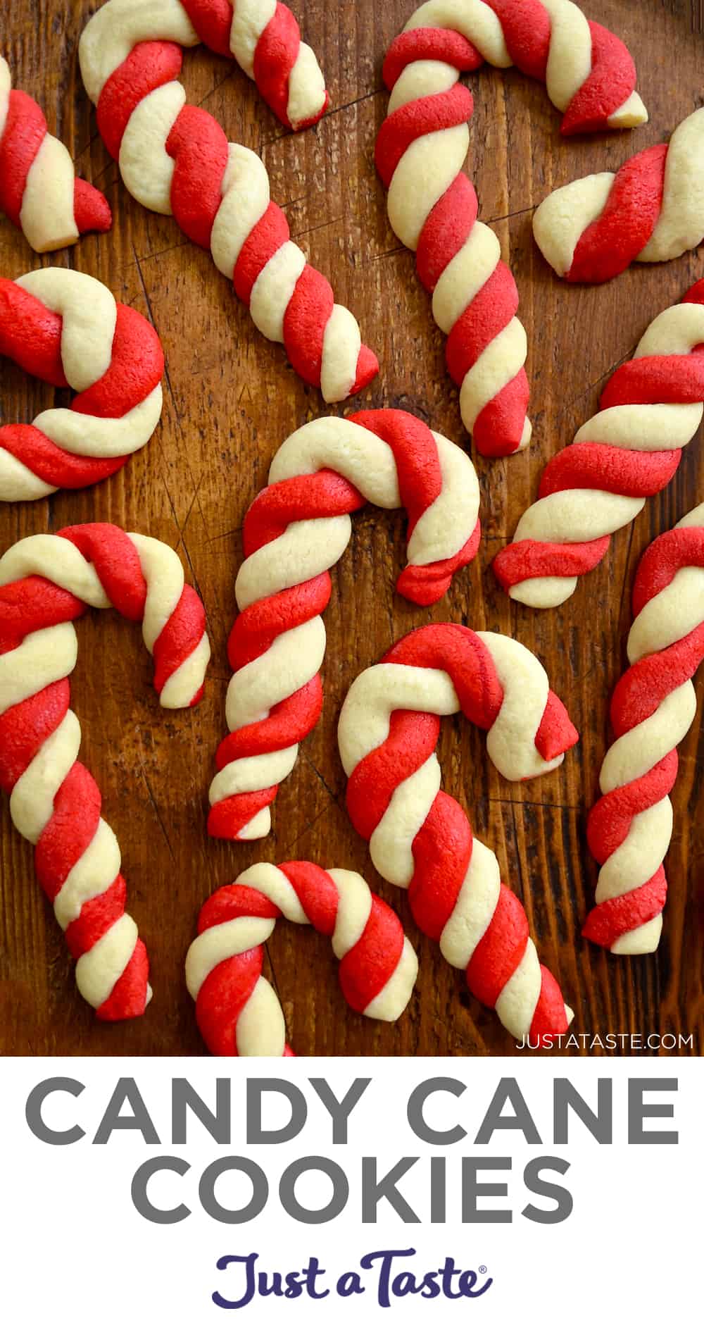 Candy Cane Cookies Just a Taste