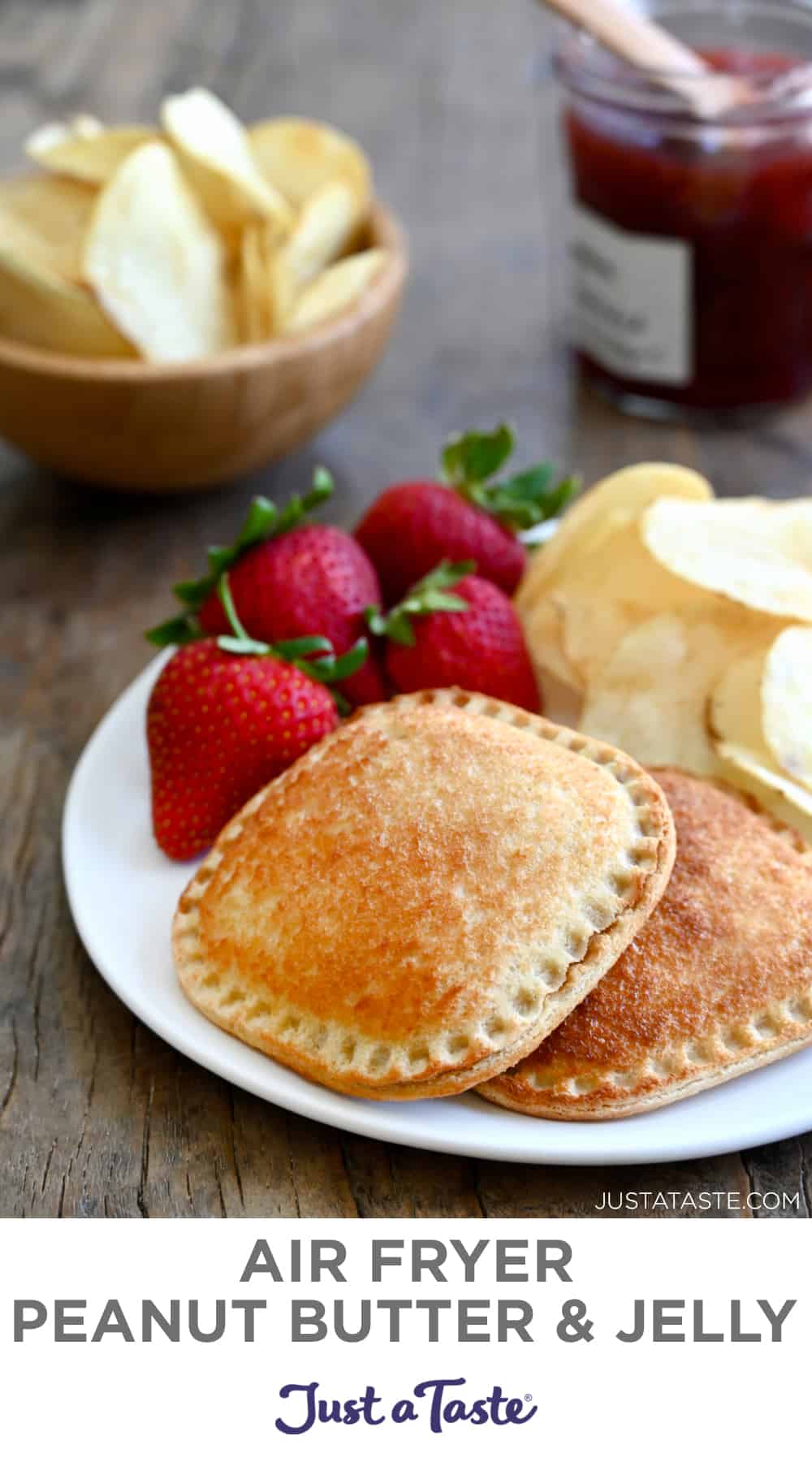 Air Fryer Peanut Butter and Jelly - Just a Taste