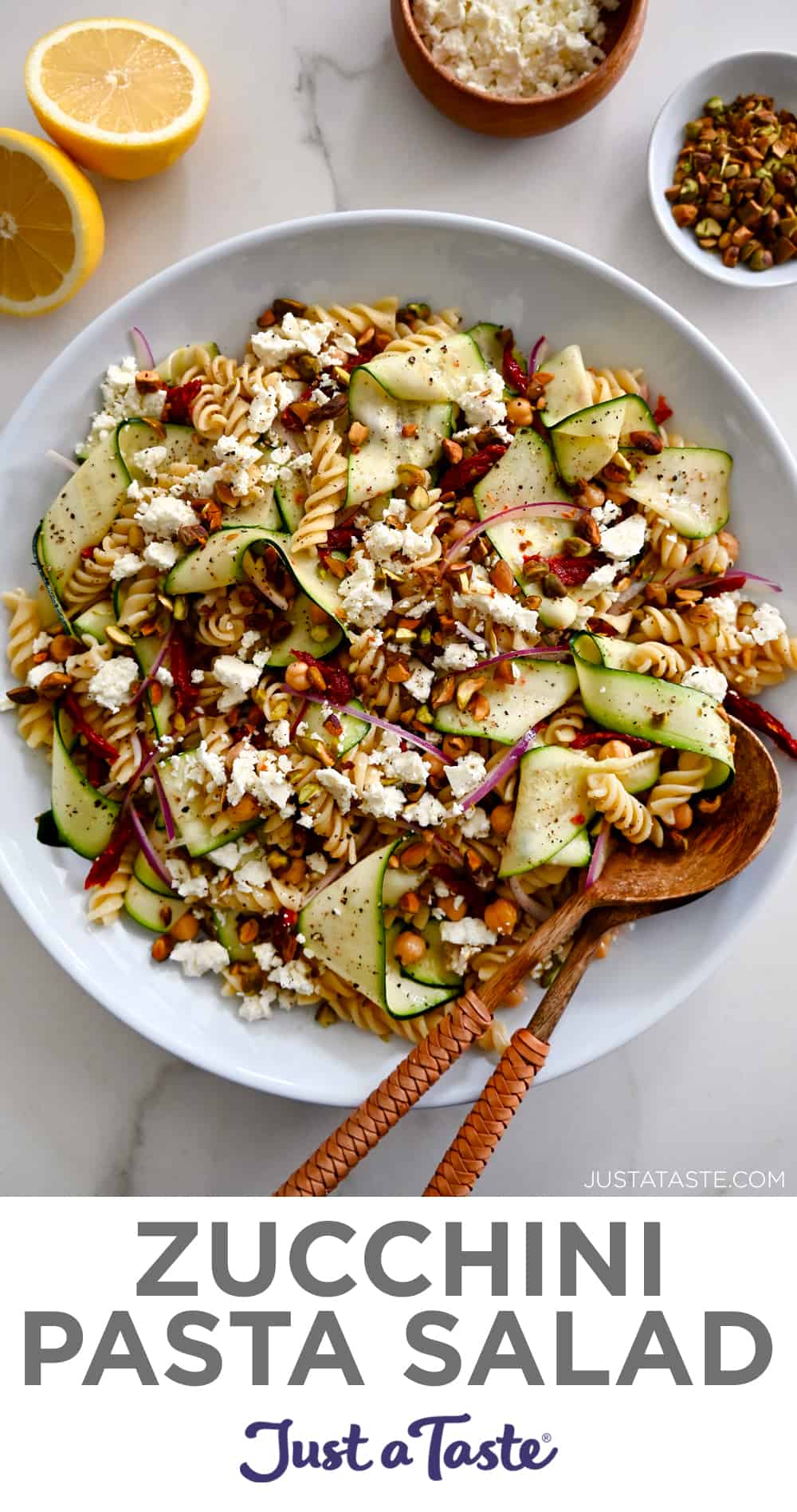 Zucchini Pasta Salad Just a Taste