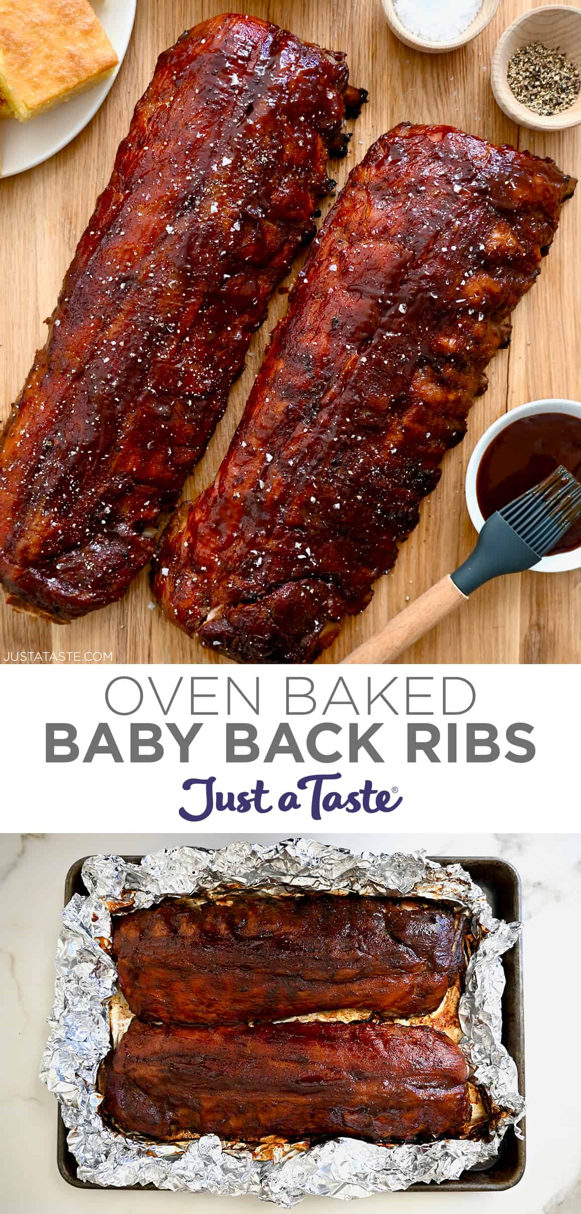 OvenBaked Baby Back Ribs Just a Taste