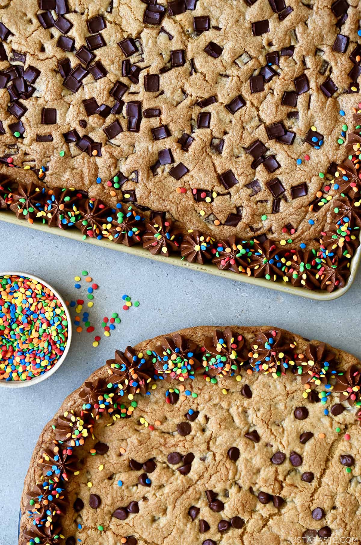 Giant Chocolate Chip Cookie Cake: The Best Recipe