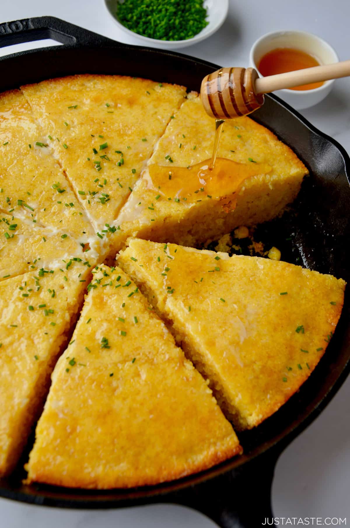 Skillet Bacon Cornbread Recipe - Dinner, then Dessert