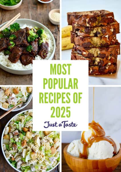 Most popular recipes of 2025.