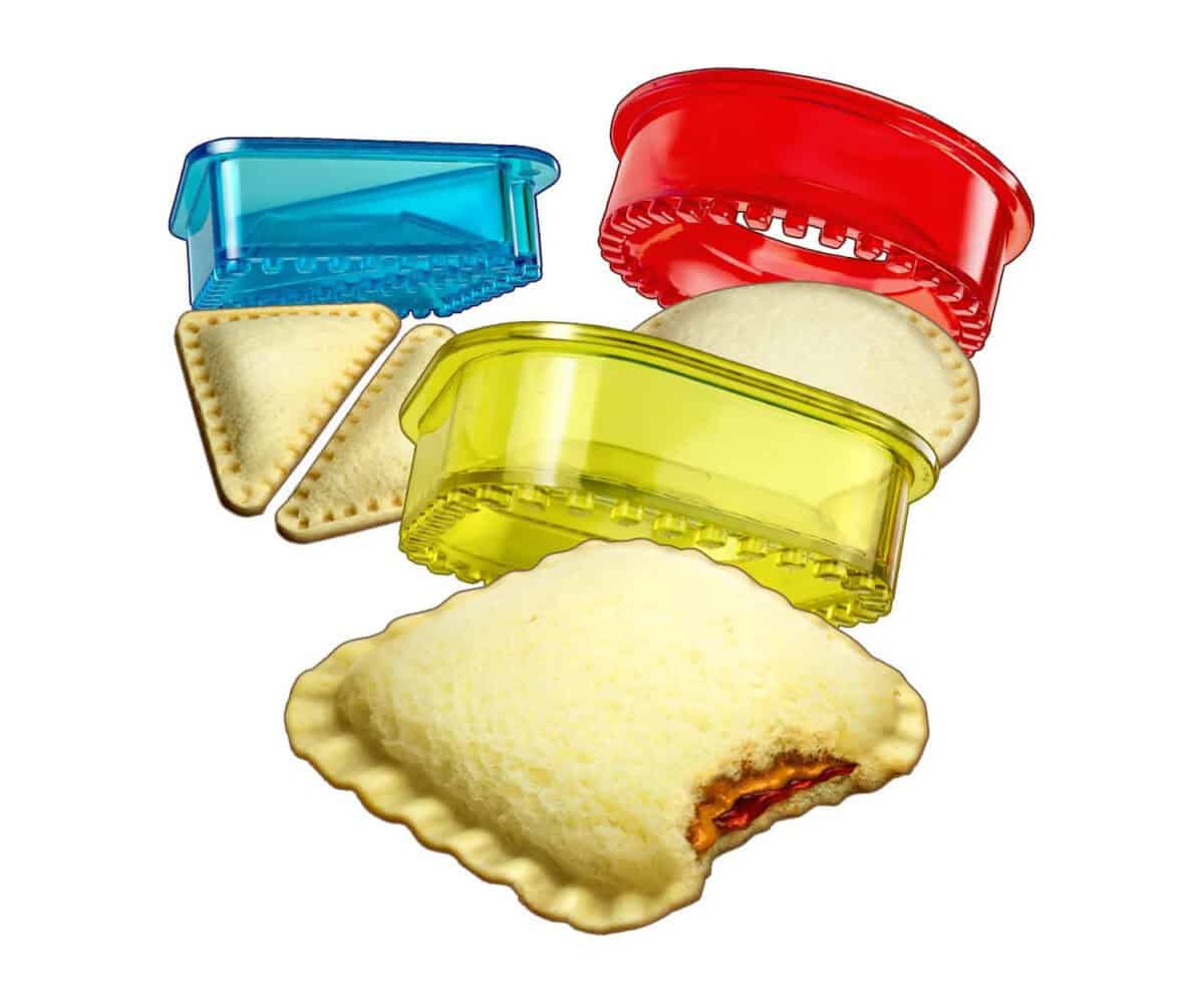 Cutters to make homemade uncrustable sandwiches.