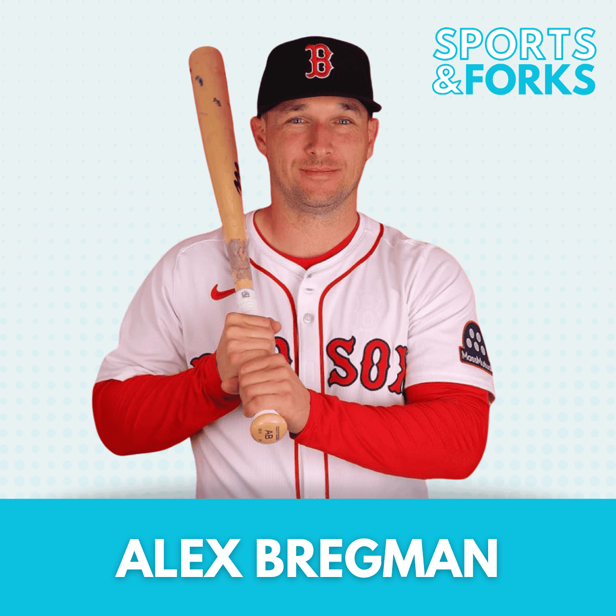 Alex Bregman Sports and Forks Podcast thumbnail.