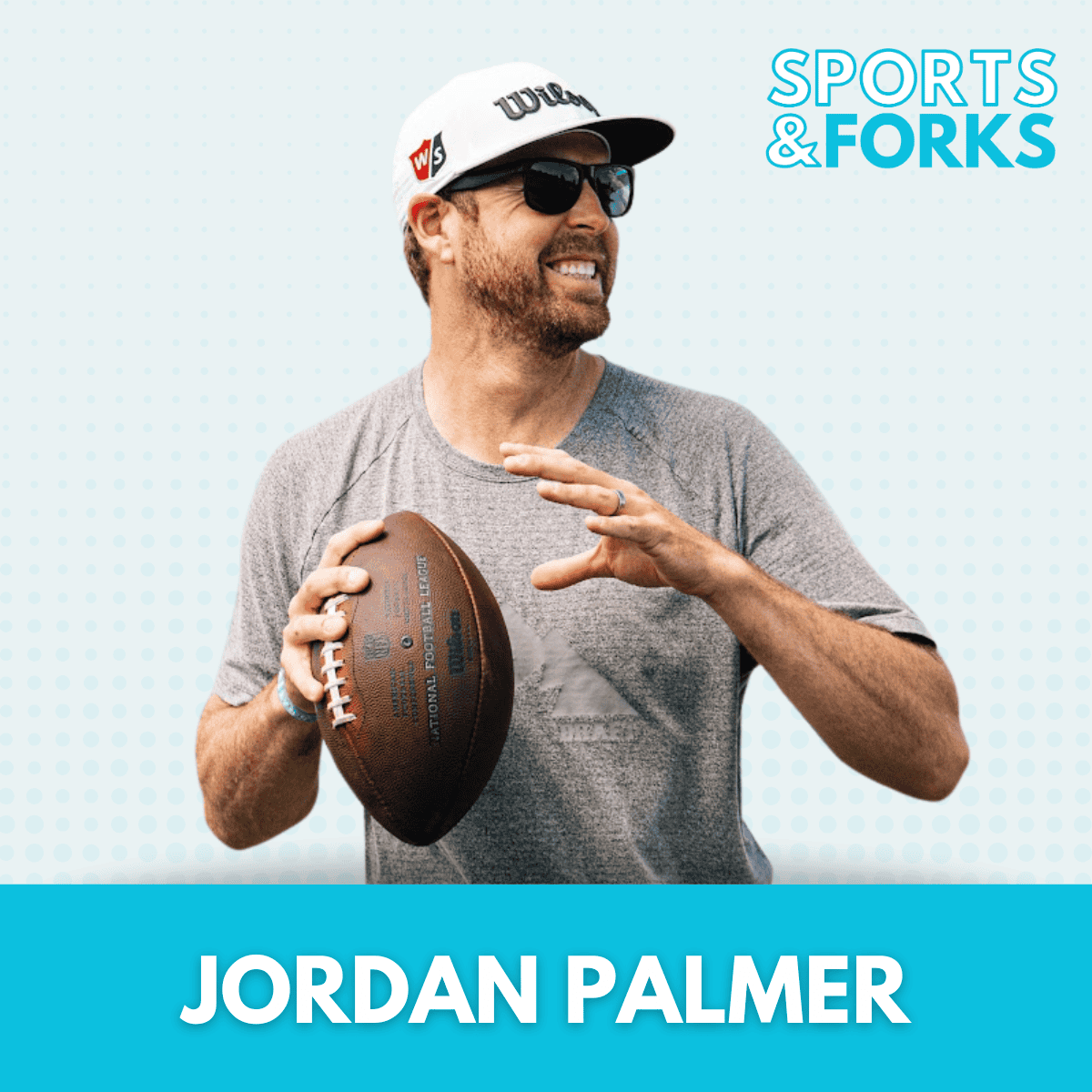 Jordan Palmar Sports and Forks Podcast thumbnail.