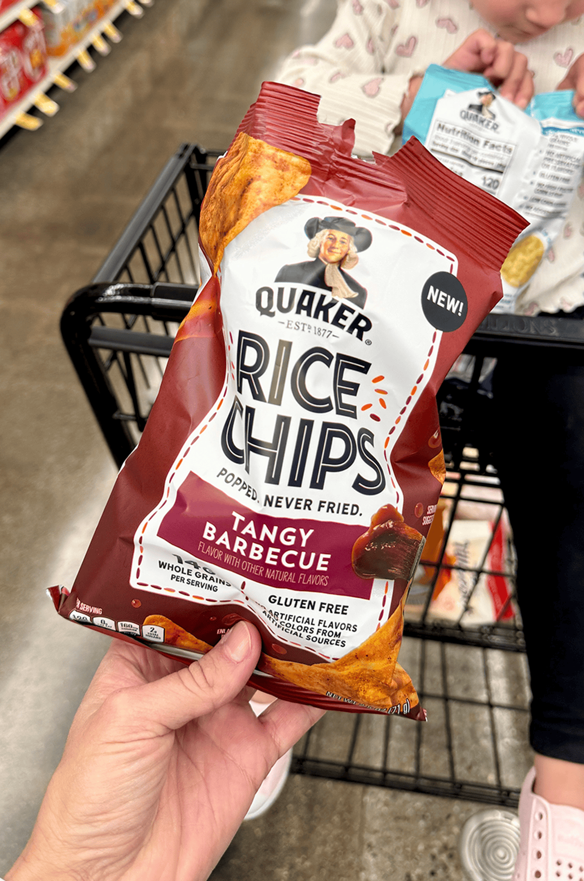 Quaker Oats tangy Barbecue Rice Chips
