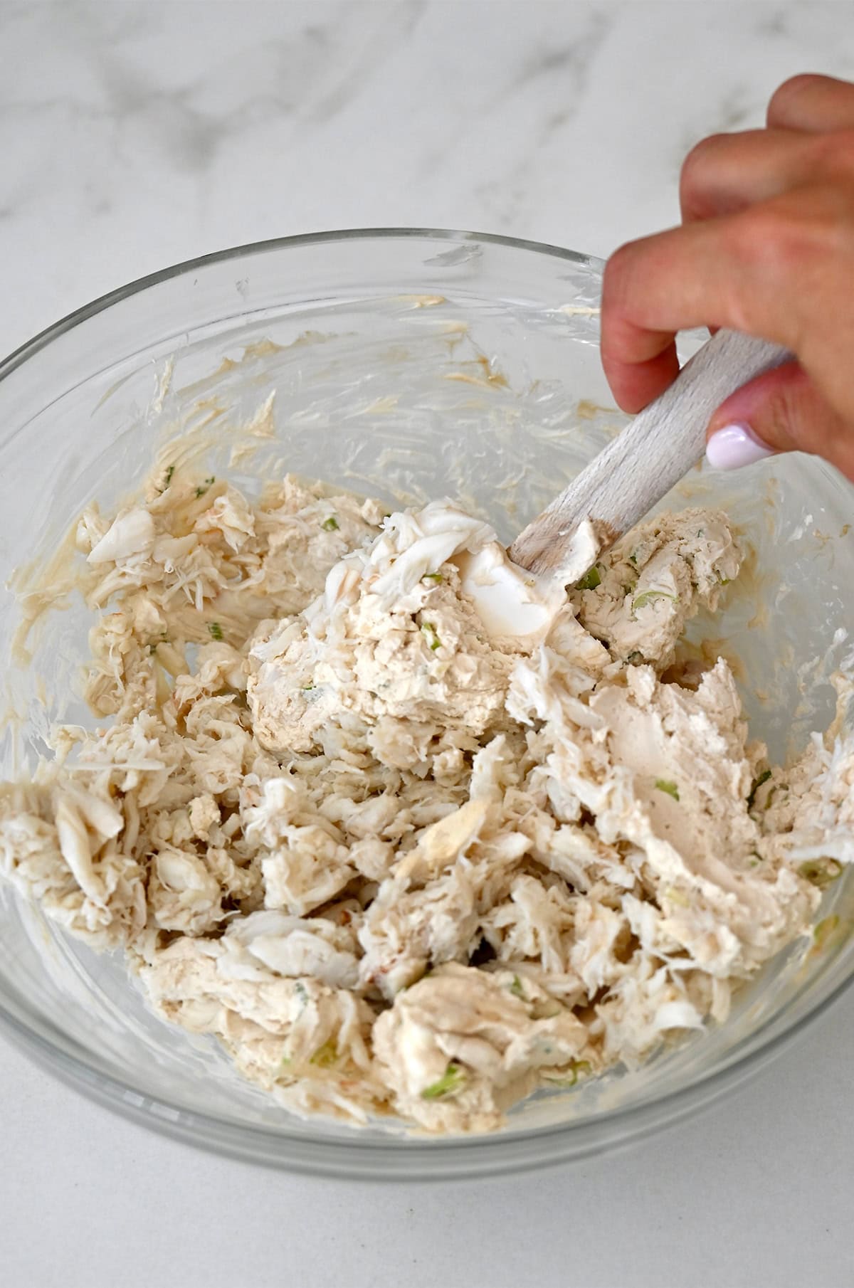 Cream cheese and crab filling for Rangoons.