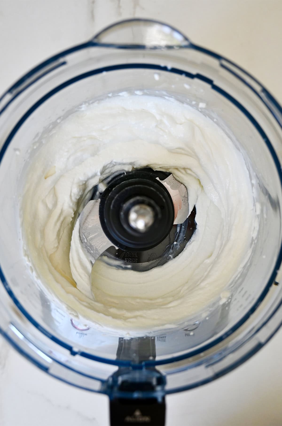 Silky smooth blended cottage cheese.