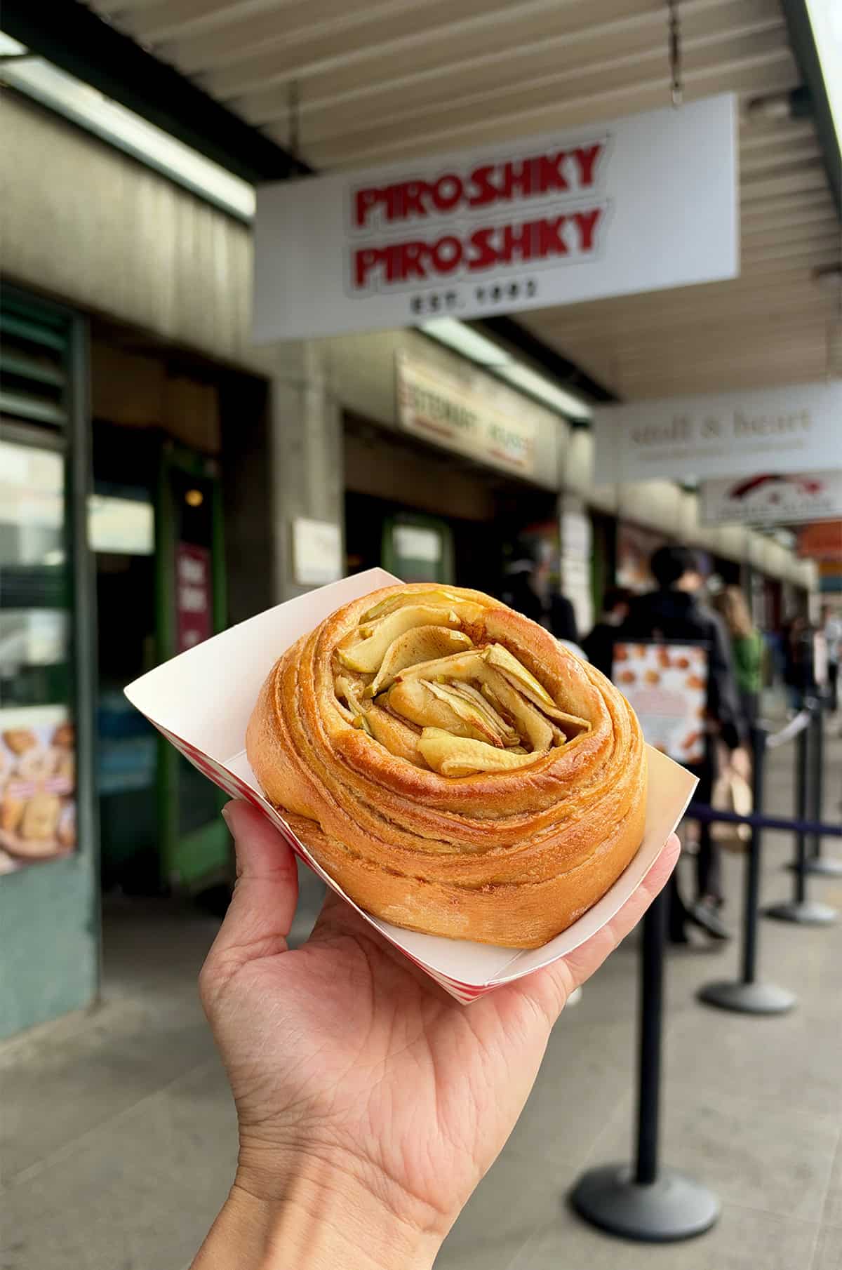 Savory pastry from the legendary Piroshky Piroshky.